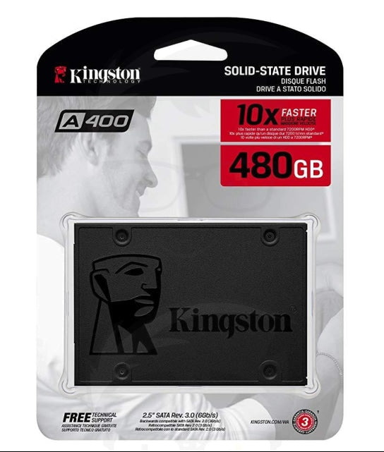 Kingston A400 Ssd 480Gb Sata 3 Kingston A400 Ssd 480Gb Sata 3